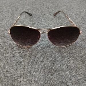 Elle Sunglasses Aviator Womens Chain Frame Polarized